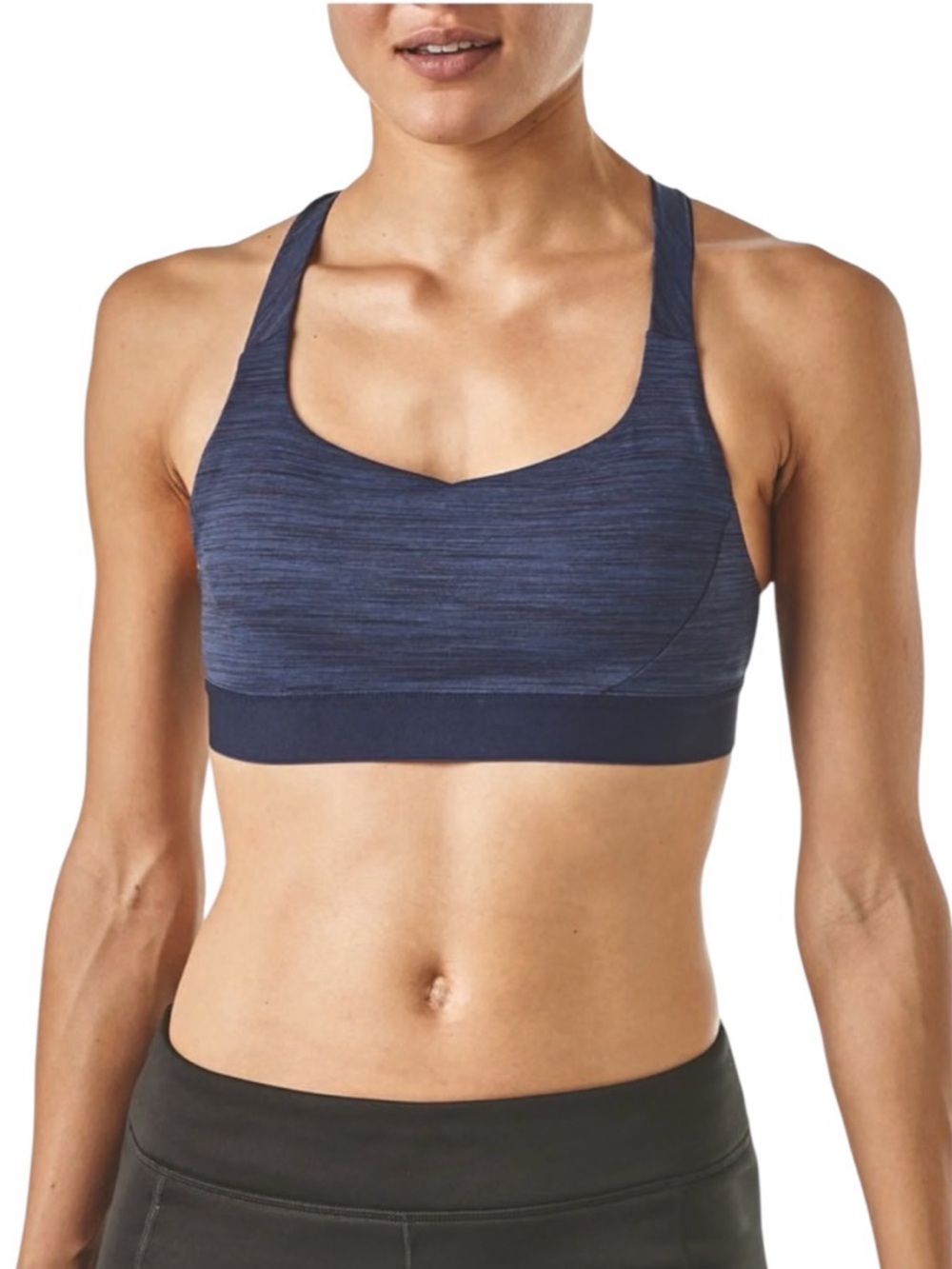 Patagonia Blue Crossback Sports Bra Size S Medium Support